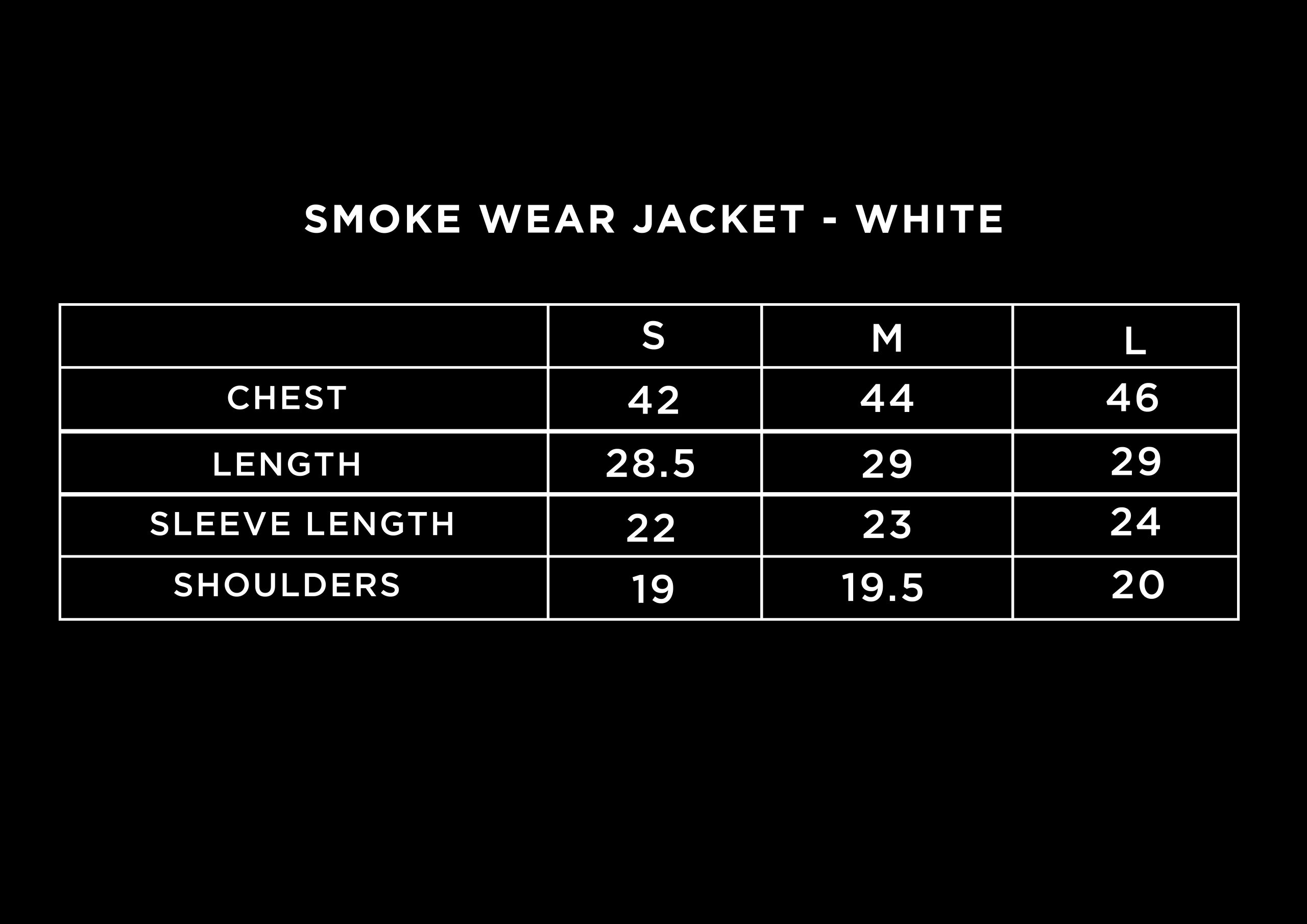Smokewear Print Jacket (White)