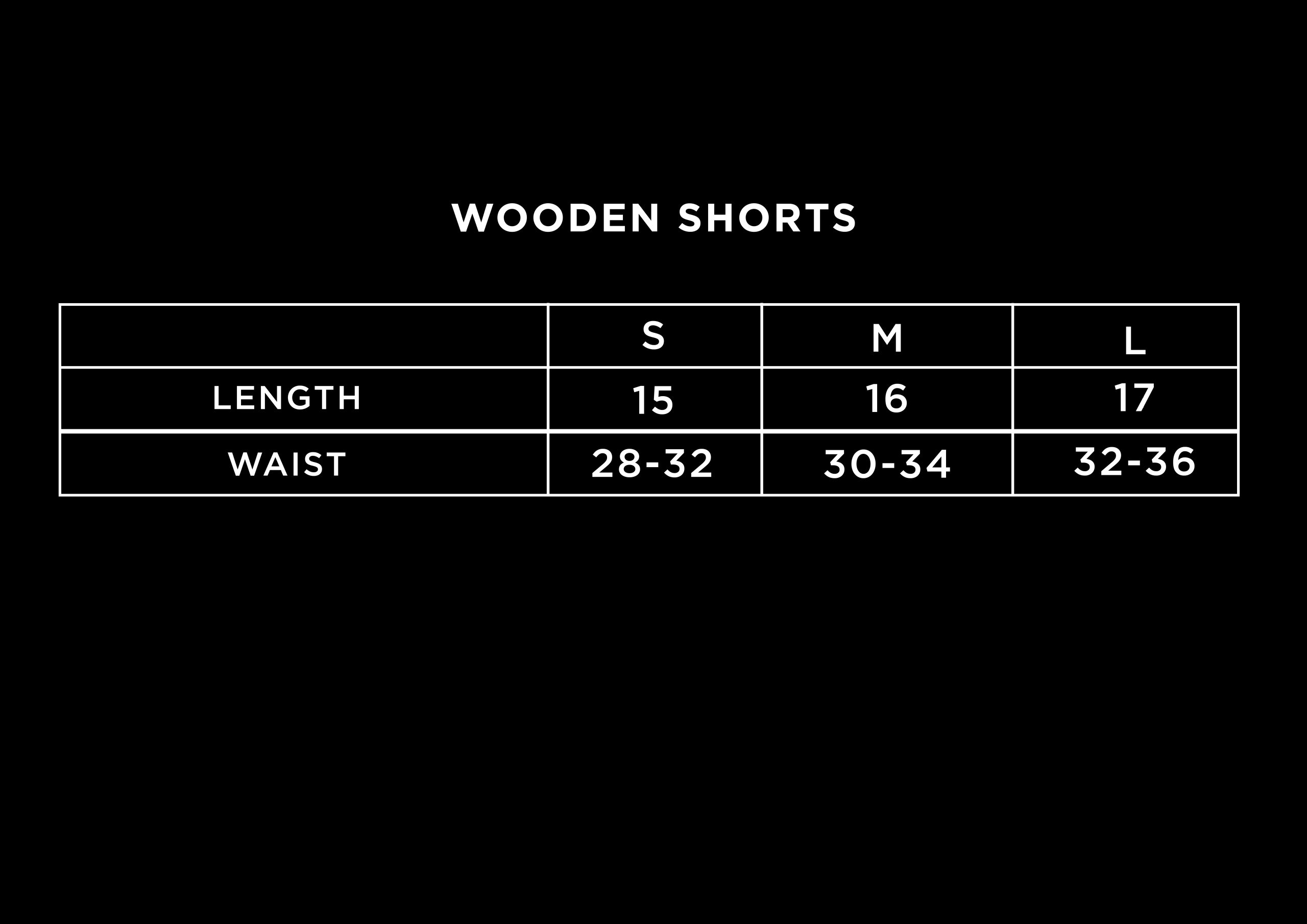 Wooden Print Shorts